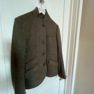 rag & bone Slade Wool Blazer - green size 6 NWT